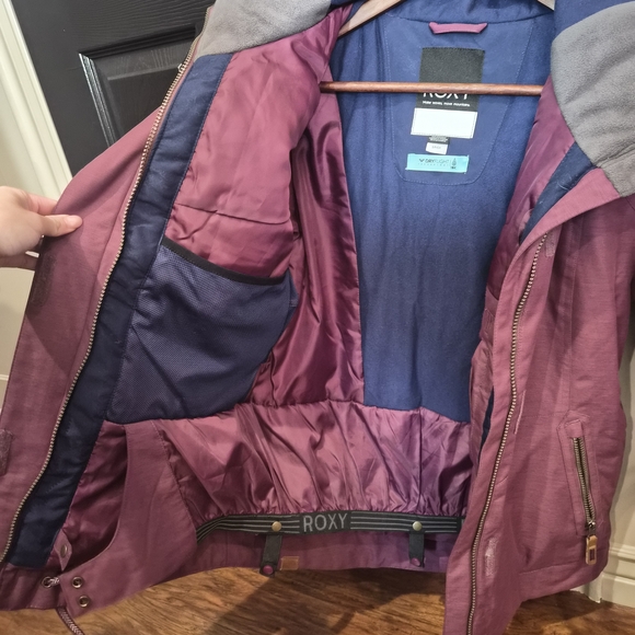 Women's Purple Roxy Meade Snow Jacket S - Picture 3 of 9